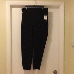 Black pull on dress pants